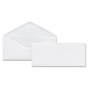 Envelope #9 No Window - White
